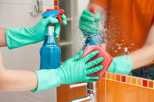 Professional domestic cleaning arranged for a Highbury flat with shared access