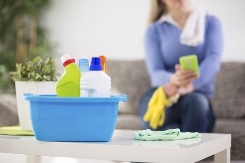 Professional cleaning of shared office areas in Highbury