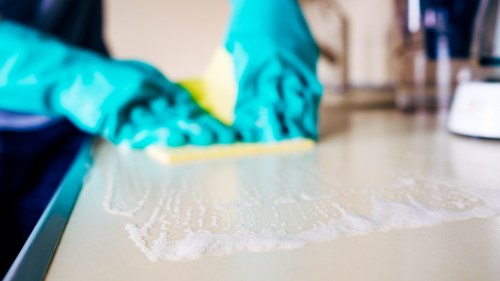 Local mattress cleaning treatment for stains and odours