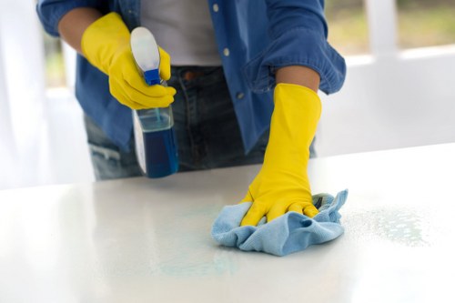 Tidy kitchen and bathroom cleaning for a short-term rental in Highbury